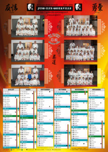 Calendrier 2016 judo goderville