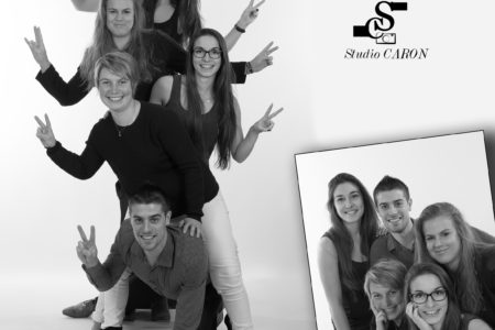 Groupe photo studio
