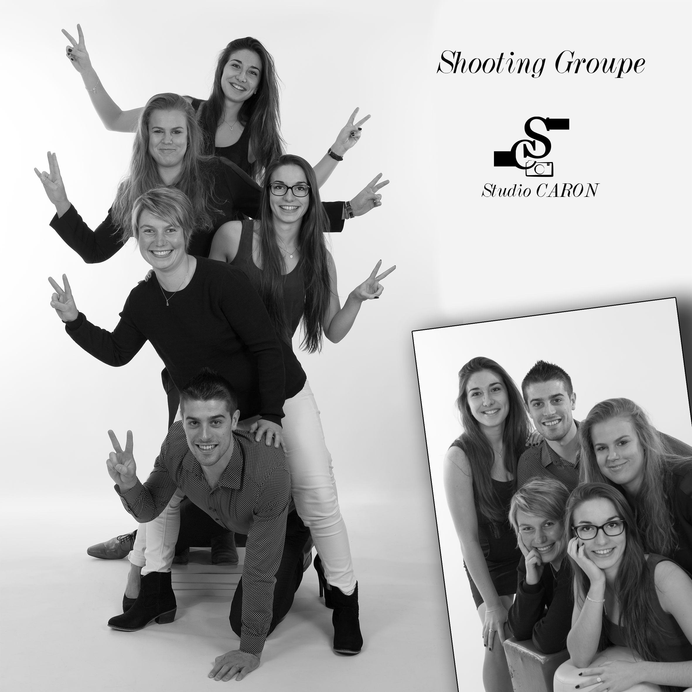Groupe photo studio